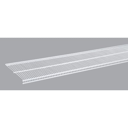 Organized Living FreedomRail 8 Ft. W. x 16 in. D Profile Ventilated Closet Shelf, White 1813169611